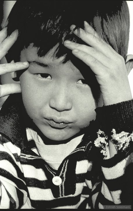 Young Kazakh boy in Iran